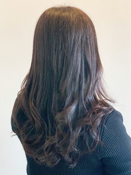 アークスヘアー グレージュハイライト外国人風デジタルパーマ