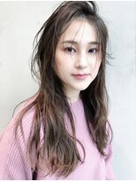 アイティー バイ アルバム 浦和店(IT by ALBUM)&nbsp;シースルーバング_くびれヘアビタミンカラー_28711