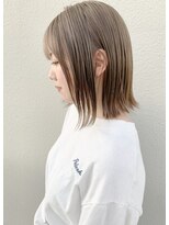 モリオ フロム ロンドン サッポロファクトリー店(morio FROM LONDON)&nbsp;【morio札幌】札幌ボブ　大人かわいいハイトーンベージュボブ