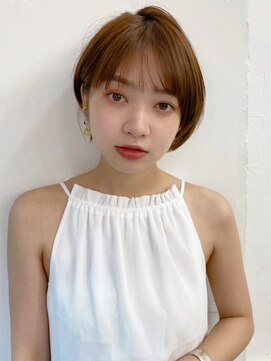 ベイルーム(BAYROOM by HONEY omotesando) 大人可愛い20代30代40代小顔ショート×メープルベージュ