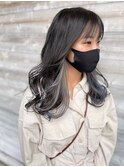 イヤリングカラー×韓国風顔周り