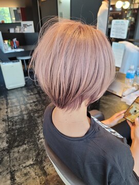 ソウルイーターブラックレーベル(Soul eater Black Label) ピンクベージュショート☆加古川ショートボブ