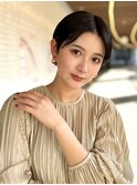 ショートボブ　大人女子　ショート