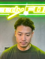 グリーディーフォックス 三軒茶屋(GreedyFOX)&nbsp;波巻き/マッシュパーマ/ウルフ/ハイライト<理容室>三軒茶屋