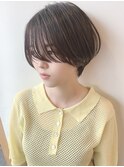 【馬場】大人黒髪ハンサムショート前髪長め