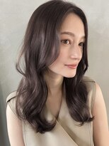 パーク(PARK)&nbsp;【PARK】ラベンダーベージュ×セミディレイヤー