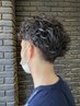 6【メンズオススメ2】メンズカット+パーマ+眉カット【￥12650→￥9980】 