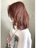 chocolate pink×layer cut