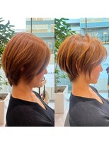 アンド ストーリーズ(&STORIES)&nbsp;前下がりショート/前髪あり/斜めバング/30代/40代【橋本】