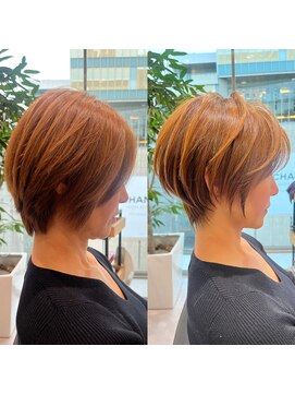 アンド ストーリーズ(&STORIES) 前下がりショート/前髪あり/斜めバング/30代/40代【橋本】