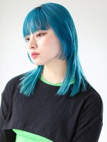 ヘアサロン ガリカ 表参道(hair salon Gallica) <miko>ぷつっとラインがお洒落な顔まわりに透明感ハイトーン