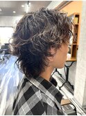 ウルフニュアンスパーマ