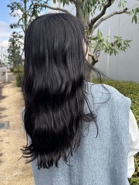 クロト(Clotho) ネイビーブルー/イヤリングカラーブリーチ白髪染め白髪ぼかし