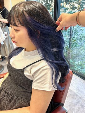 ルシュカイチマルニ(Rasca102) Rasca◇インナーブルー　ブルーカラー　デザインカラー