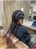 エクステinコーンロウ