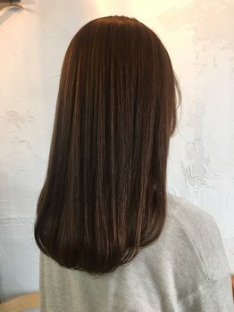 バトヘアー 渋谷本店(bat hair)の写真/髪と頭皮にやさしいオーガニックカラー白髪染め◇白髪をしっかりカバーしながら艶のある上品な仕上がりに♪