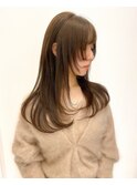 小顔レイヤーカット/ミディアムレイヤー/レイヤーロング