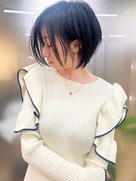 モリオ(morio) 【morio】大人女性長めのショートヘア♪