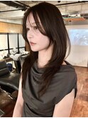 【あきら】セミロングハッシュカットレイヤーカット髪質改善