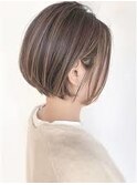 白髪ぼかしハイライト
