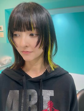 ユー イケブクロ(u Ikebukuro) デザインカラー/インナーカラー/エクステ/ポイントカラー/ウルフ