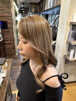 ヘアー クリエイト カルバリ(HAIR CREATE Calbari) ハイライト×ミルクティーベージュ