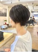 ショートパーマショートカット前髪あり前髪なし20代30代40代