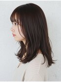 くせ毛風カール/大人かわいい/無造作/暗めカラー/金山