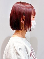 Say.ショートボブミニボブチェリーレッドピンクベージュ表参道