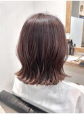 【Gift.hair&spa】切りっぱなしボブ×パープルカラー