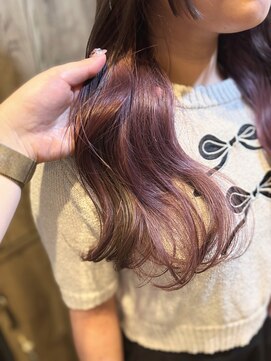 イヴェラ(IVERA) milk tea beige × pale pink