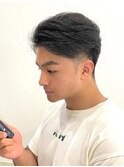 メンズカットツーブロックビジネス爽やか