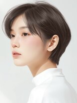 ロアークヘアー(LOARK HAIR) 【LOARK】韓国ショート/暗めアッシュブラウン/20代30代40代