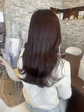 アチーブ ヘア デザイン(achieve hair design) #ピンクブラウンカラー