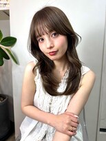 イヴォーク トーキョー(EVOKE TOKYO) 似合わせカット艶髪ミディアムレイヤー顔まわりカット