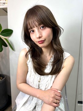 イヴォーク トーキョー(EVOKE TOKYO) 似合わせカット艶髪ミディアムレイヤー顔まわりカット