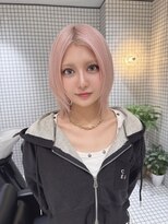 エン 栄店(enne)&nbsp;ミルクティーブラウン/大人ガーリー/ミディアムレイヤーカット