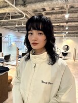 ホネン(honen) 薬院【honen】ミディアムレイヤー×スパイラルパーマ/イルミナ