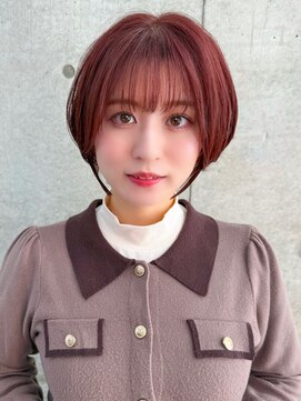 ロンドホットリップ 立川(Lond hot lip) クールショート/コーラルピンク/20代30代40代50代/ 立川