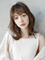 ギークス(GEEKS)&nbsp;【GEEKS渋谷】セミロングレイヤー/モカブラウン/ウルフ/春カラー