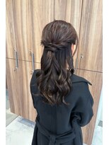 ガリカ 博多(Gallica) <リコ/ヘアセット>やわらかい上品で華やかなハーフアップ