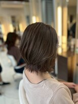 ブルーテーフ(Bleu Terre)&nbsp;盛岡【白髪ぼかしハイライトグレージュ】白髪をデザインに◎