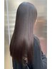 【小西限定】なめらかで弾力のある髪に髪質改善ストレート+カット+AujuaTR