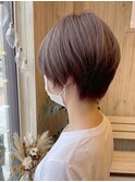 【透明感カラー】大人ショート