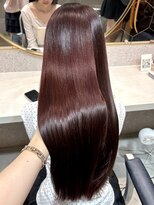 ルームバイシー 新宿(Loom. by Sea)&nbsp;＊レイヤーカット×ワインレッド【新宿/韓国ヘア/小顔ヘア】