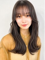 アドラーブル ココロ 新潟(adorable CoCoLo) シースルーバング♪髪質改善カラーニュアンスくびれロング