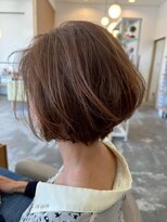 ボンドヘアステージ 良福寺店(BOND hair stage) 大人女性に人気!丸みショートボブで叶える、上品なstyle