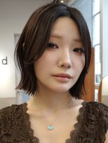 サンド 銀座(sand)&nbsp;【くびれタッセルボブ】顎下1cmで叶える大人っぽい小顔ボブ