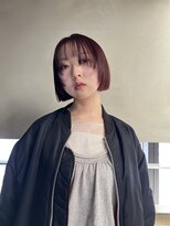 ブローチ 表参道(broocH) ハイトーンボブ/ブリーチカラー/ピンクカラー/顔まわりカット
