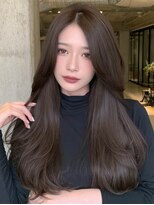 ロッソ 大橋店(Rosso) 艶めくダークブラウンの大人ロング【大橋】